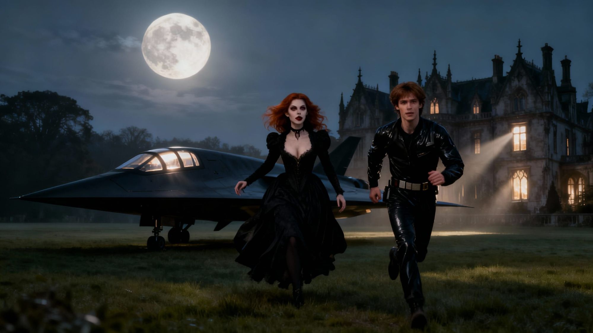 They're in the ruined church, he won't look for them there