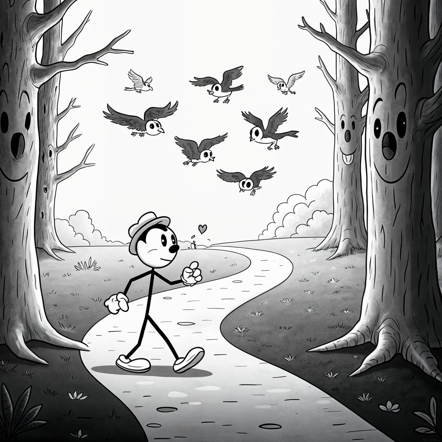 1930’s Cartoon Art  by @Rabid Badger 