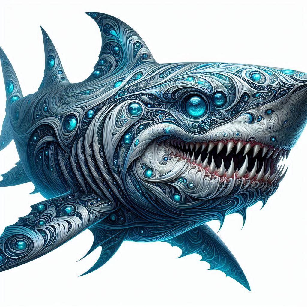 Abstract shark