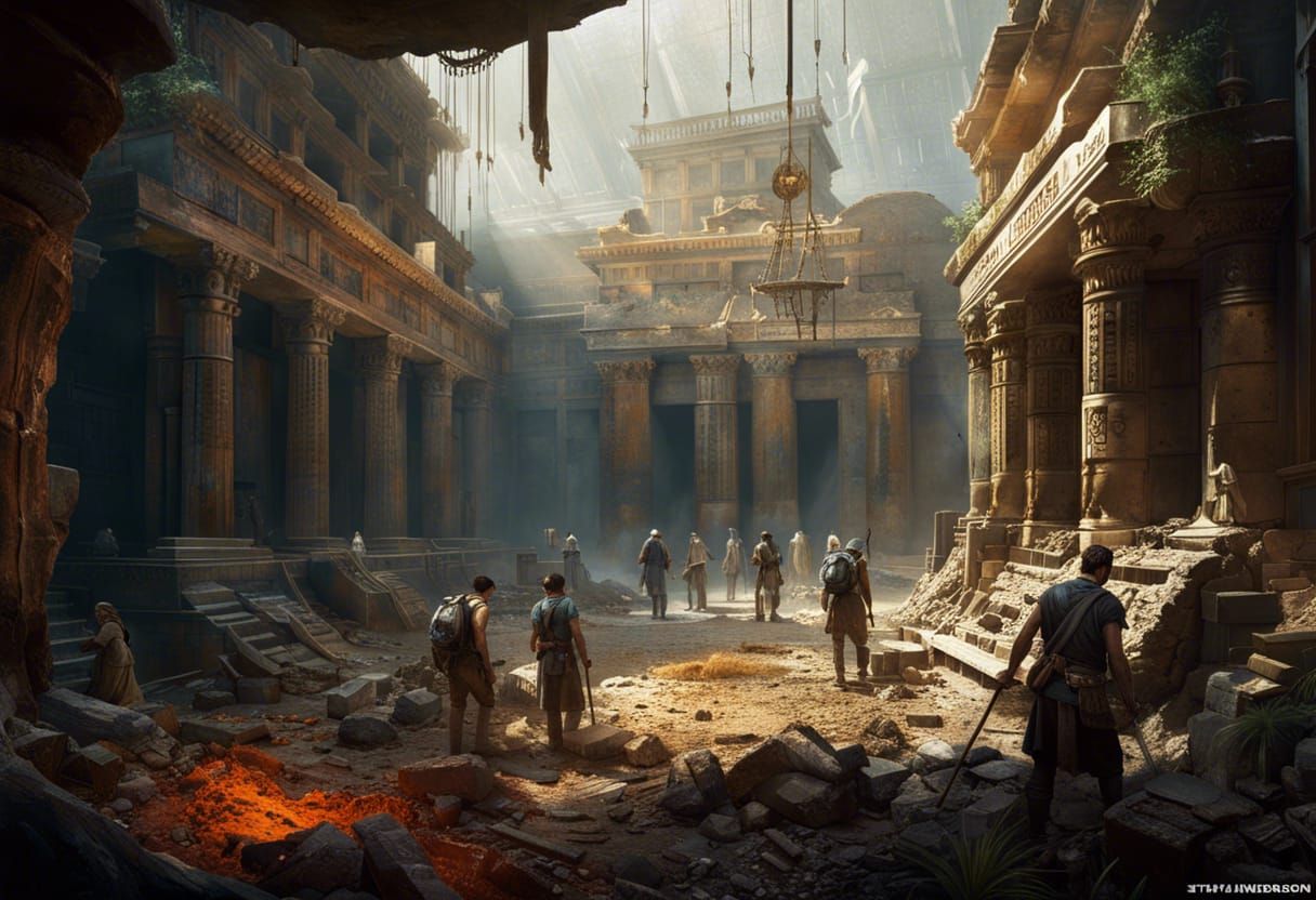 challenge - Archaeological Dig Site  by @Trickster