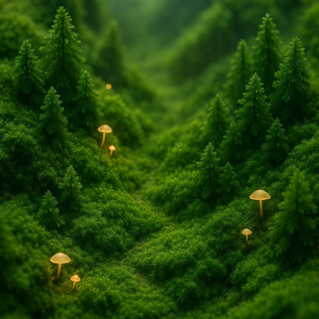 macro bird's eye view