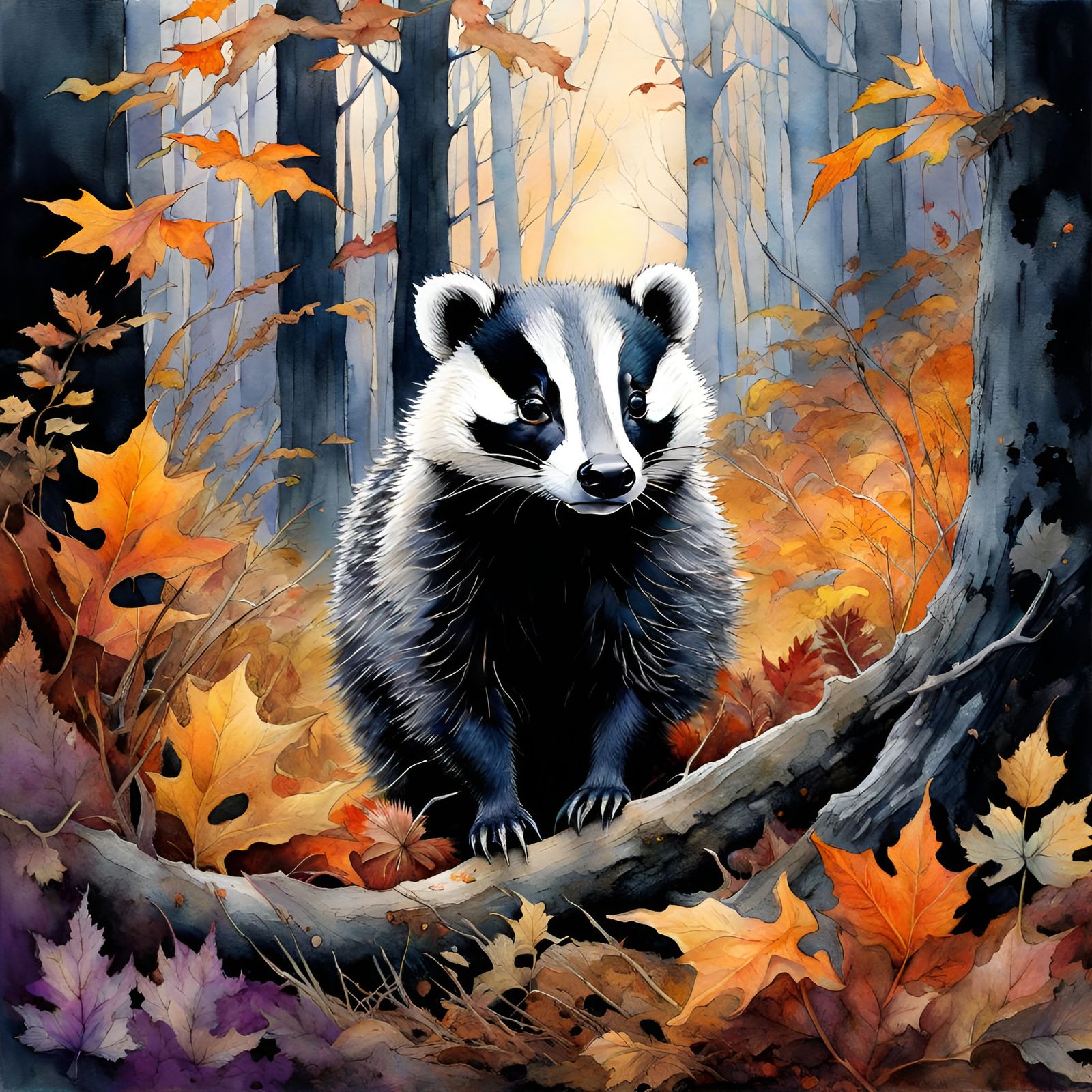 Badger Beauty  by @Silver Rose
