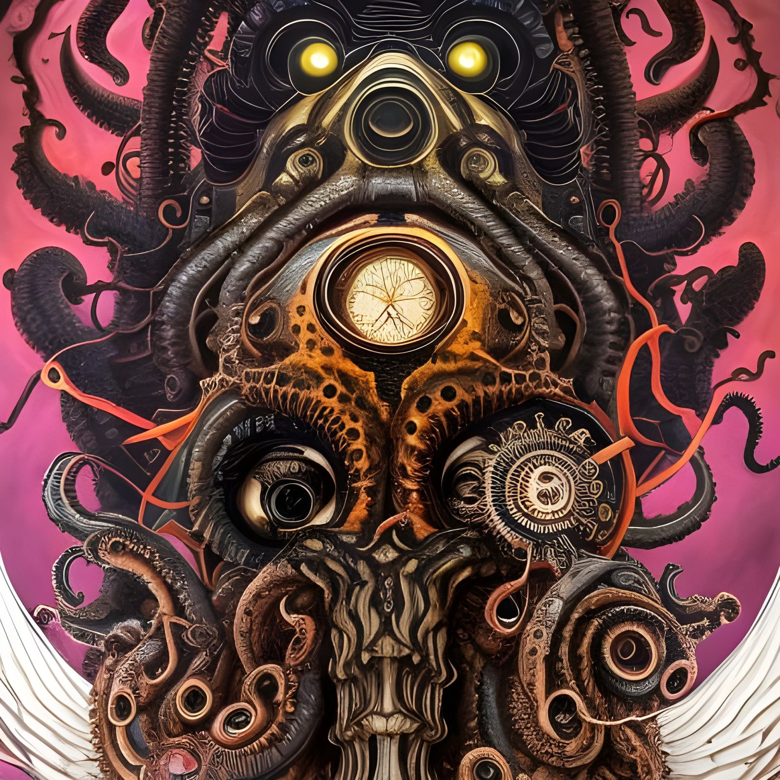 Steampunk Cthulhu - AI Generated Artwork - NightCafe Creator