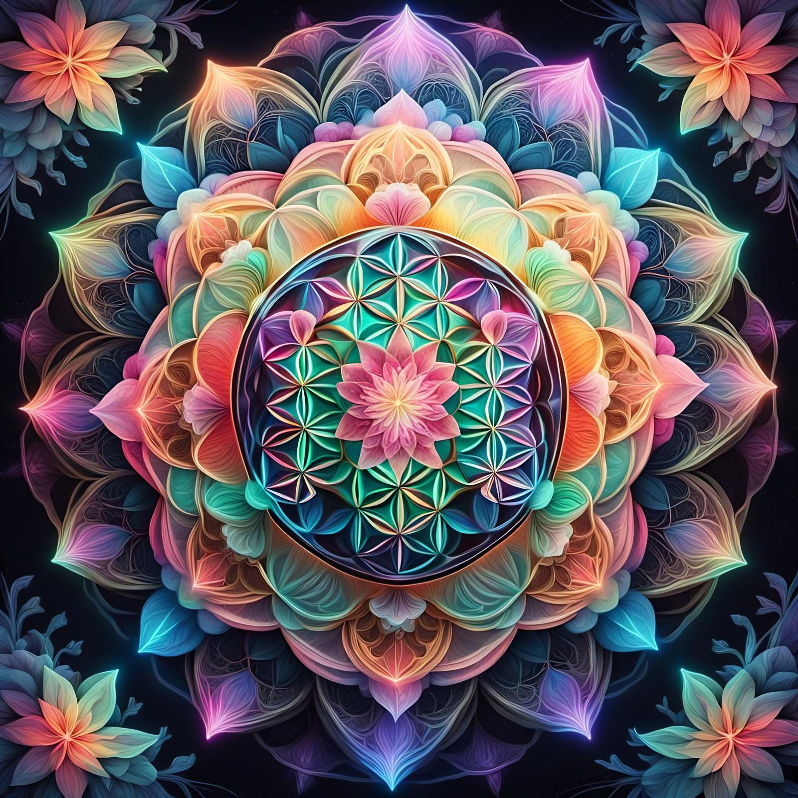 Flower of life  by @Nimbus