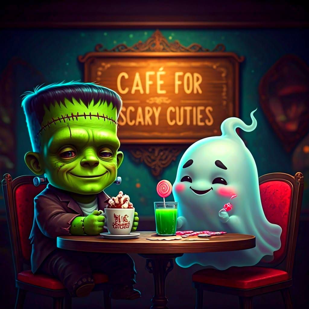 Coffee with a Neighbour  by @KookieKreator