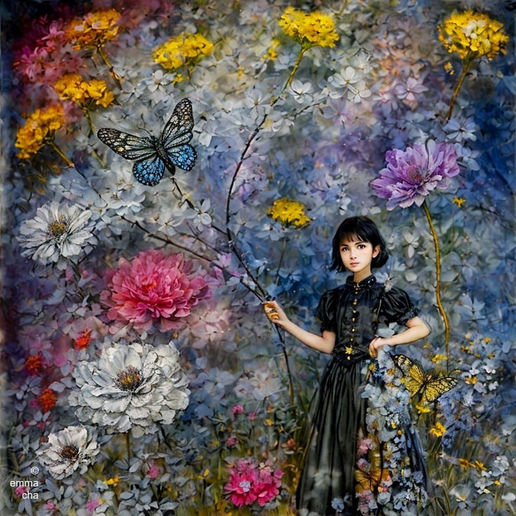 Butterfly Serenade in Bloom