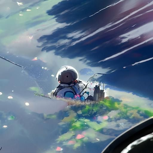 astronaut in space