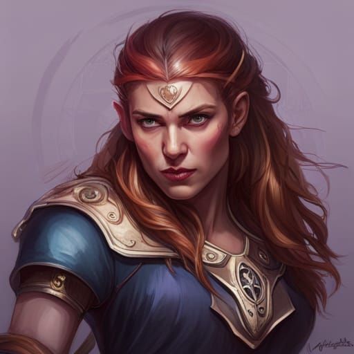 Dungeons and Dragons Female Dwarf