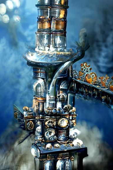 the pairing of odd steampunk engine