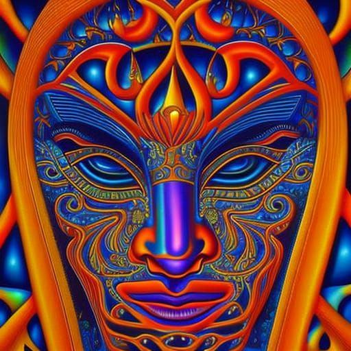 Dosed in the Machine (22) - Trippy Psychedelic Art - AI Generated ...