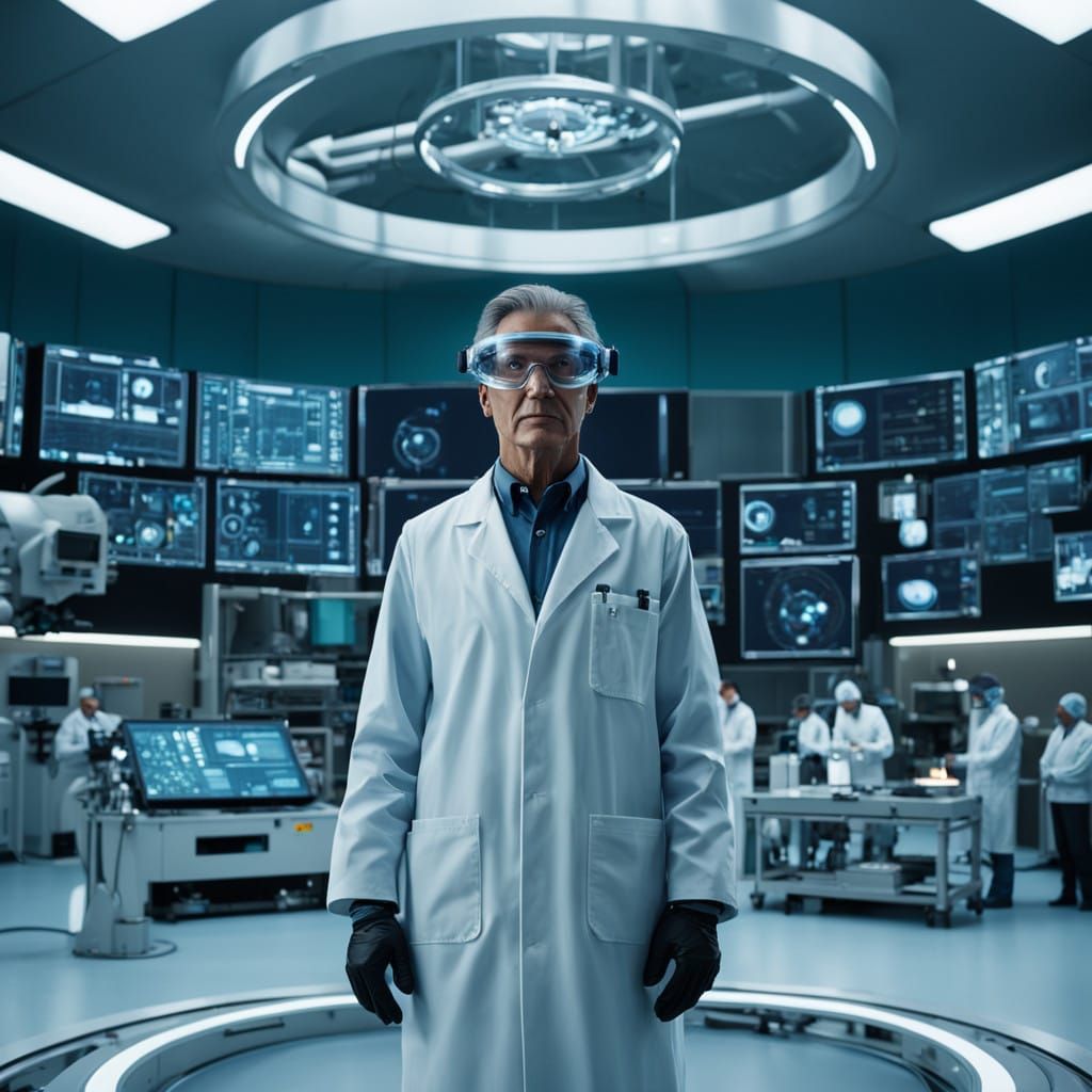 Scientists Unite for Groundbreaking Experiment in Futuristic...