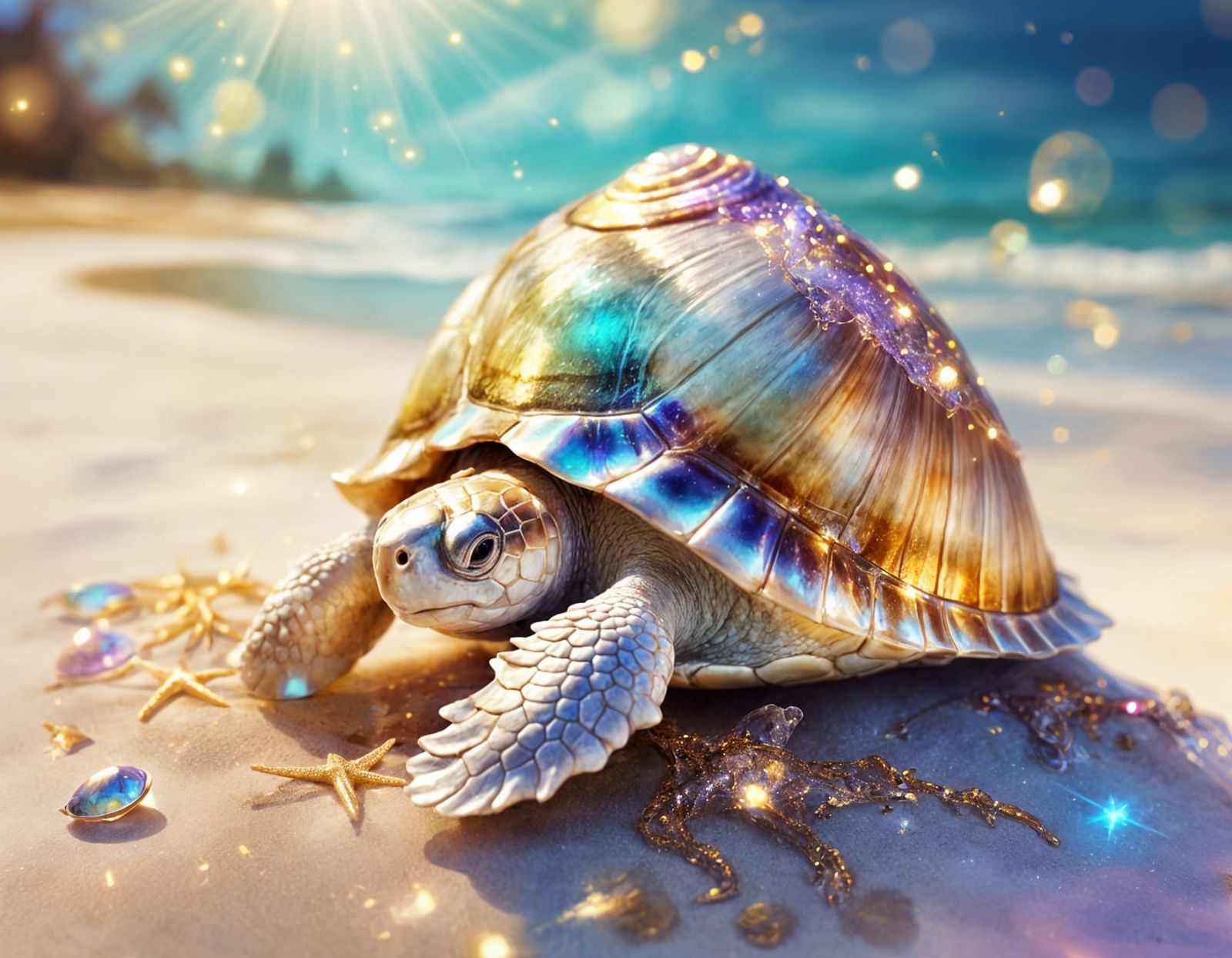 Fantasy turtle  by @LindushAliana