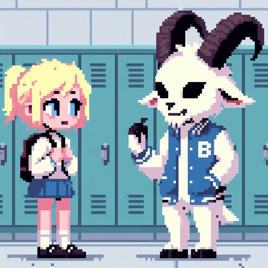 Little Jack Talking to His Crush