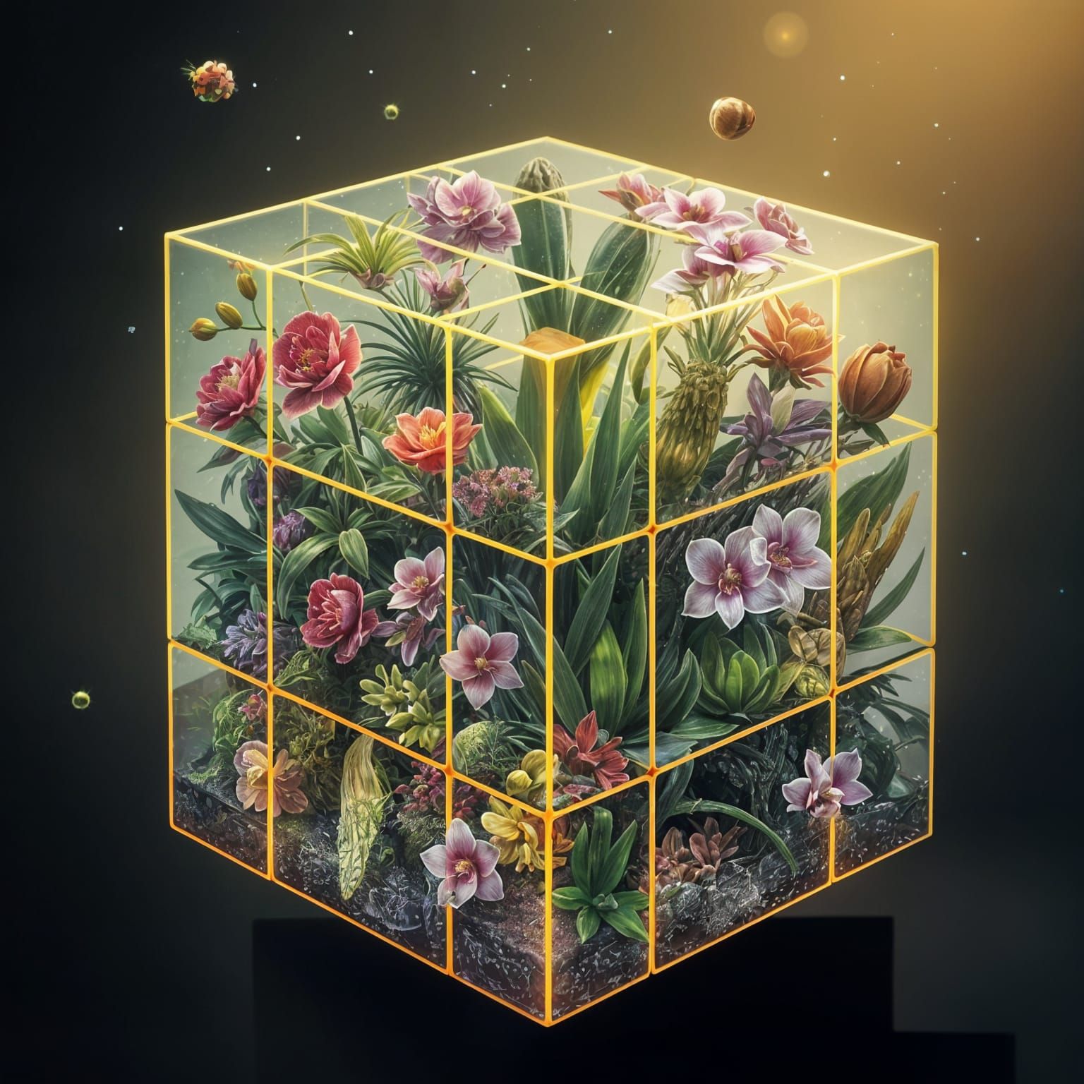 Rubik's cube Garden  by @Luca89pc