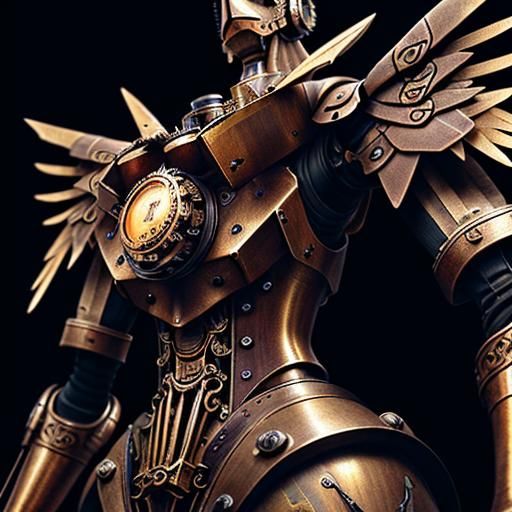 Mechanical origami  eagle