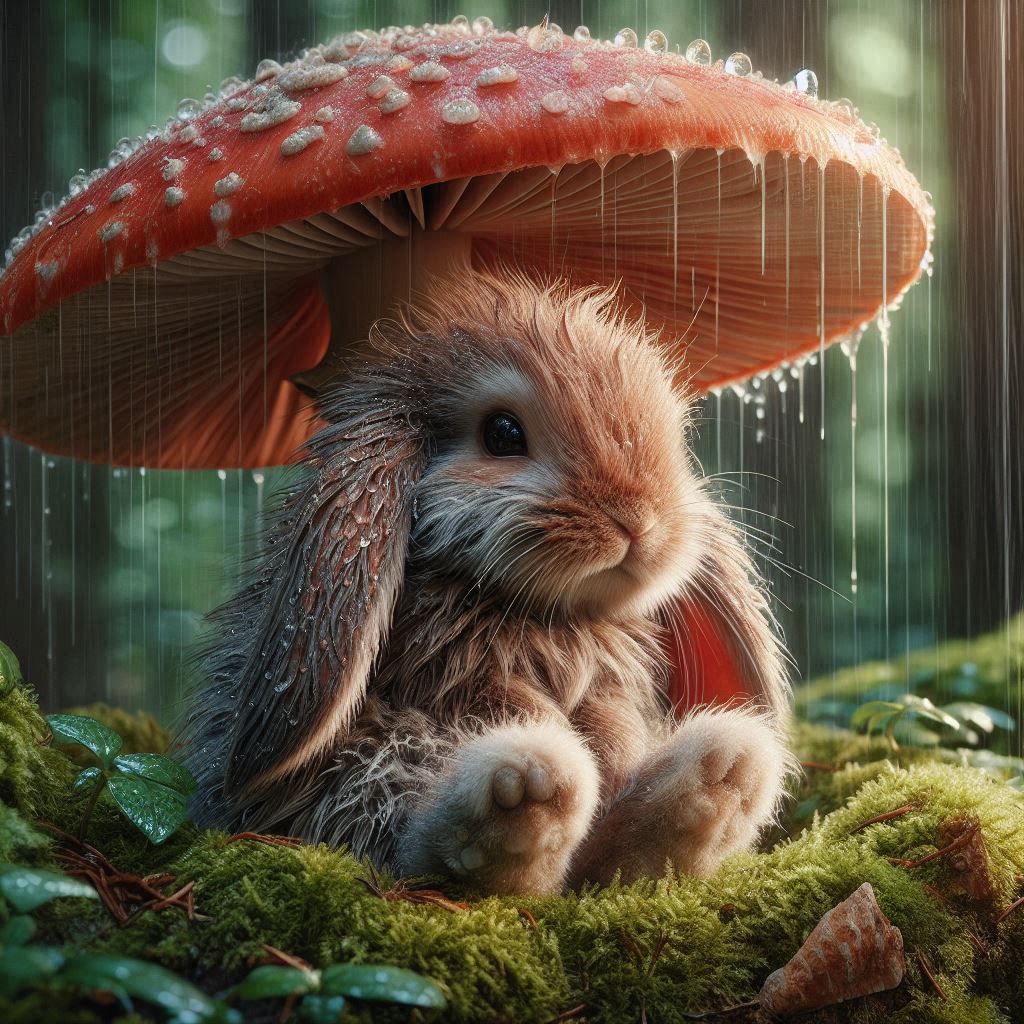Rainy day Bunny 2