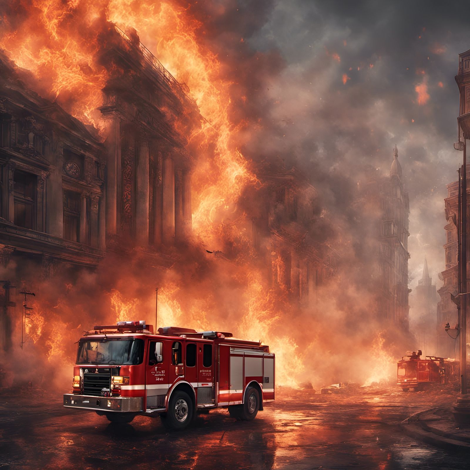 The City is Burning....  by @Dinks