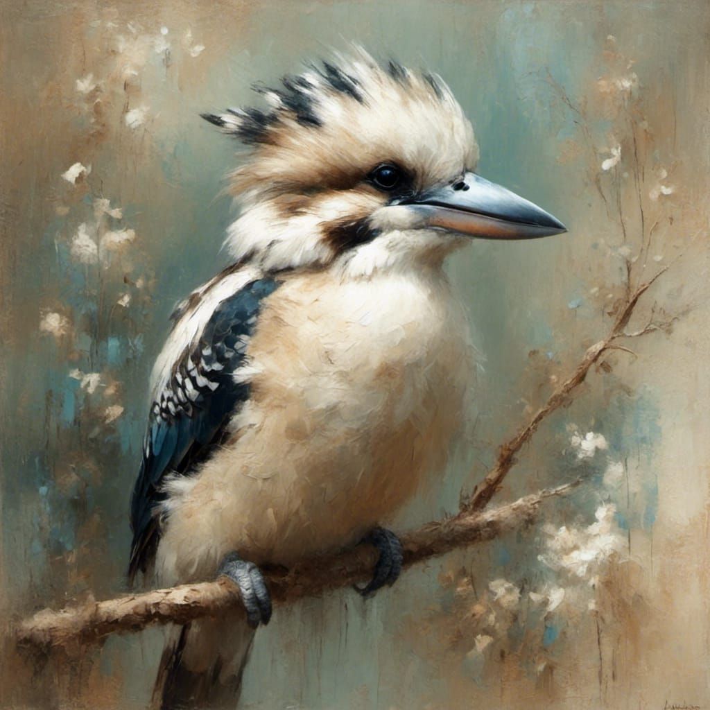 A laughing kookaburra