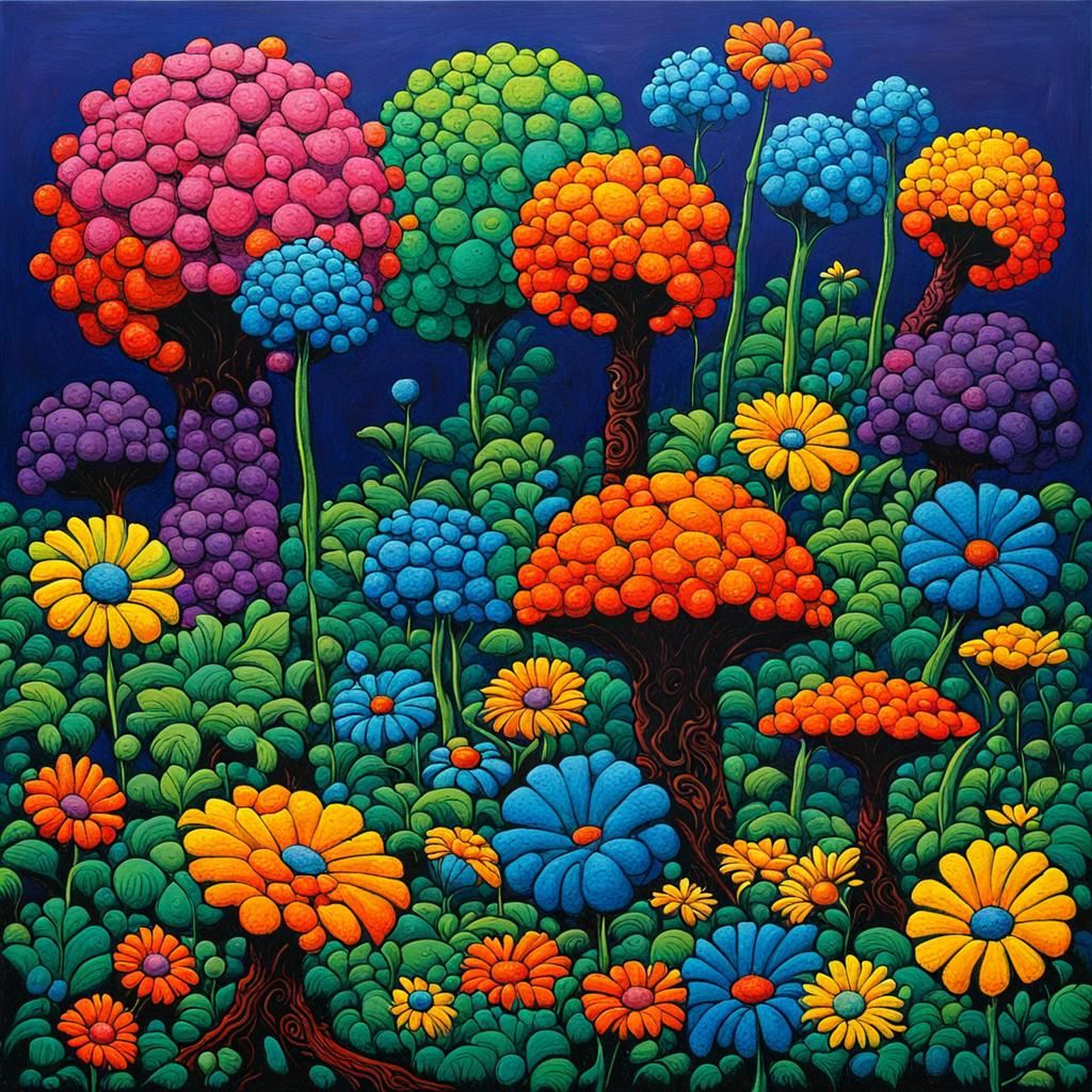 Flower jungle by Richard Corben