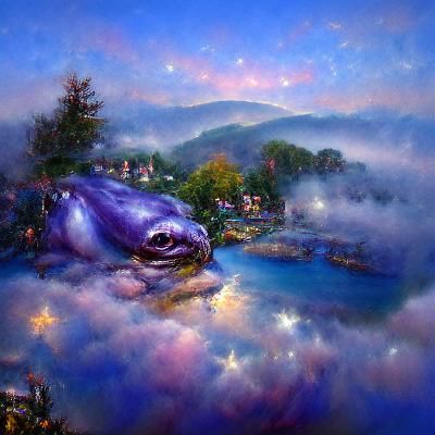 Sleppy cosmic frogg wakke upp too earrly
