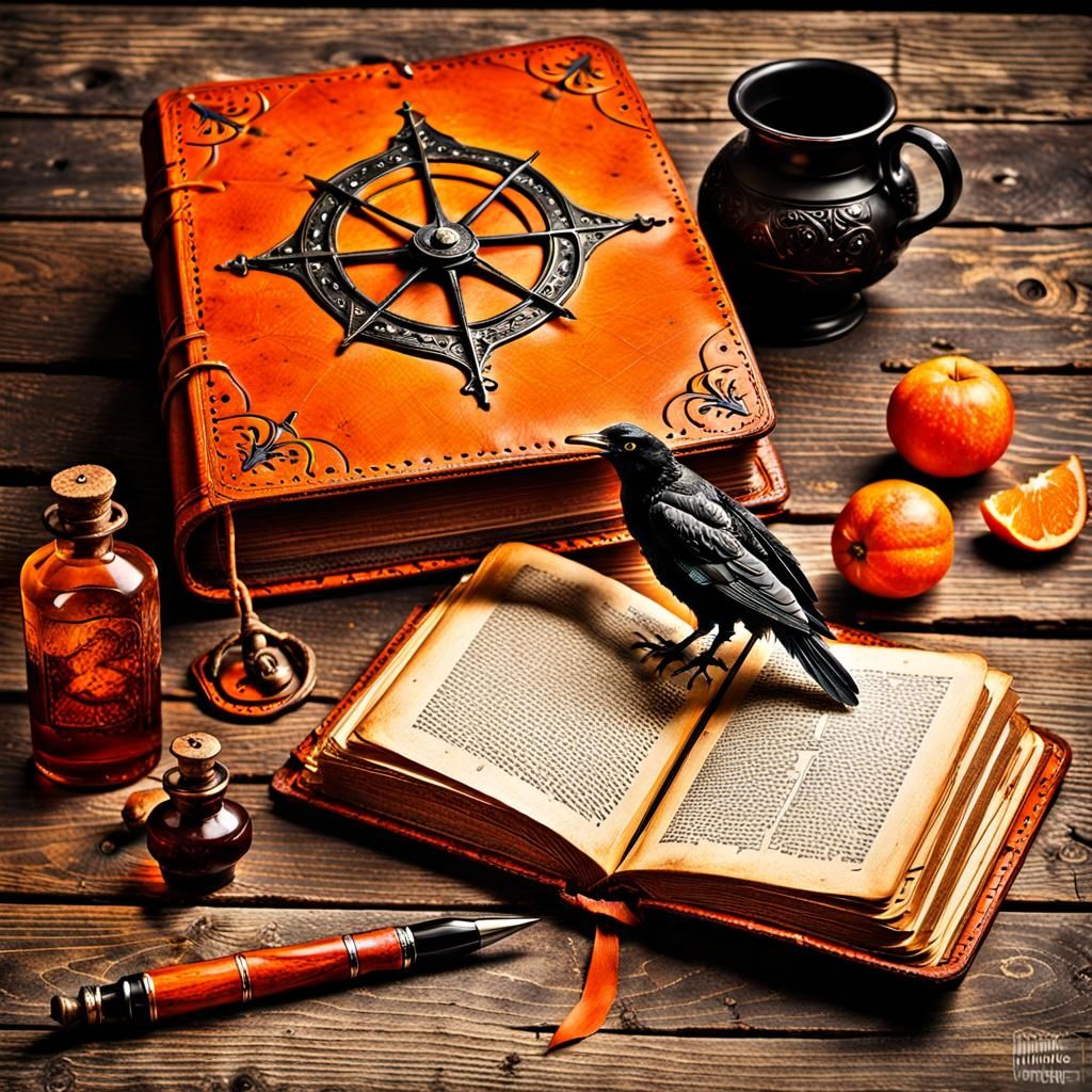 Ancient  grimoire.  by @Csf