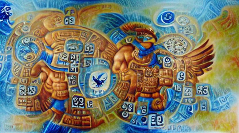 Mayan -calendar,daily energy:Men-the blue eagle,water,power ...