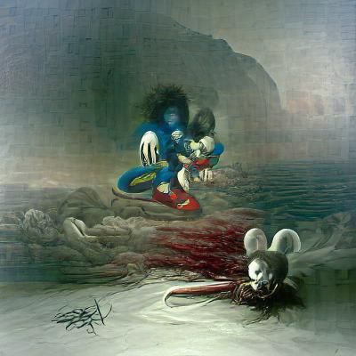 Sonic.exe and Suicide Mickey Mouse
