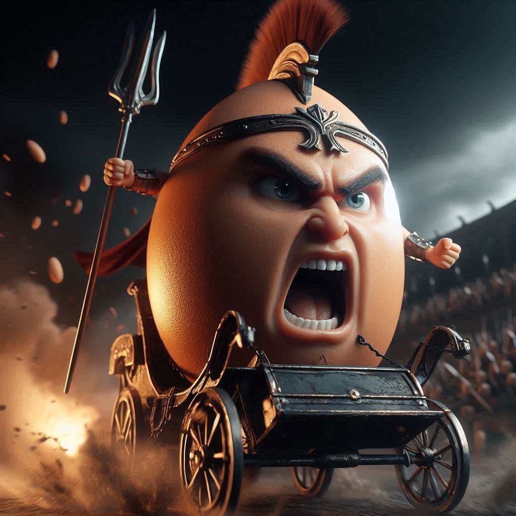 Angry Egg Roman