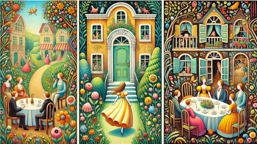 Triptych - Naive Art