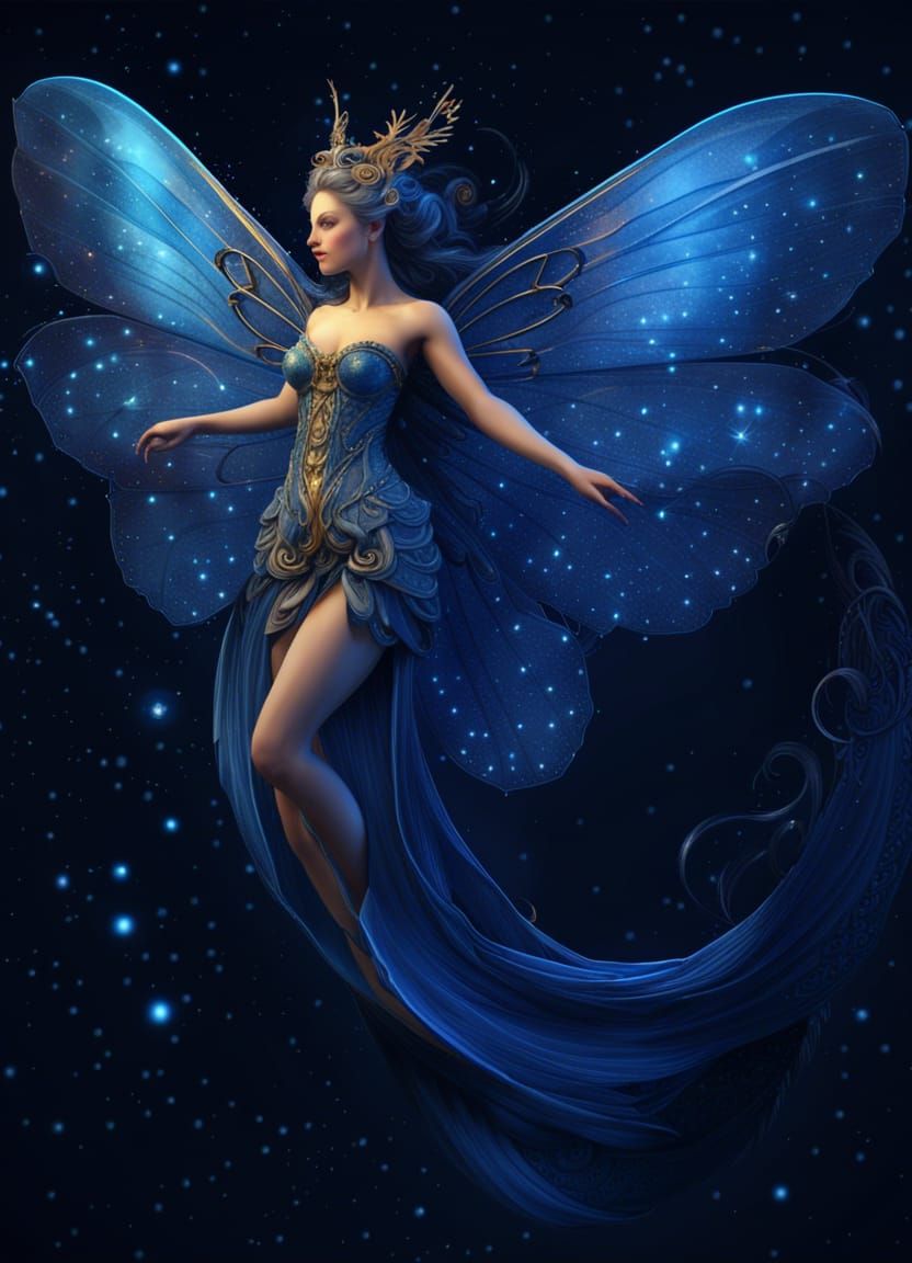 Visit from the blue fairy  by @STRIDER