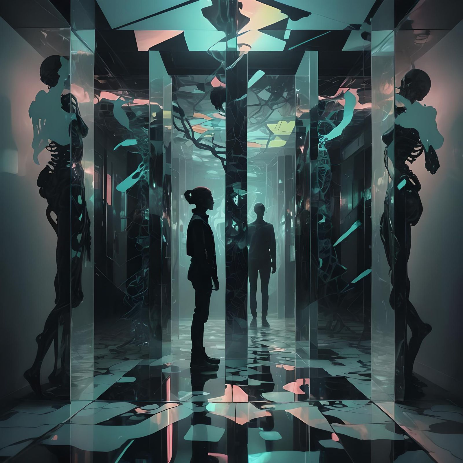 "What Makes Man - Machine?" 🧬  by @Cephalopadre