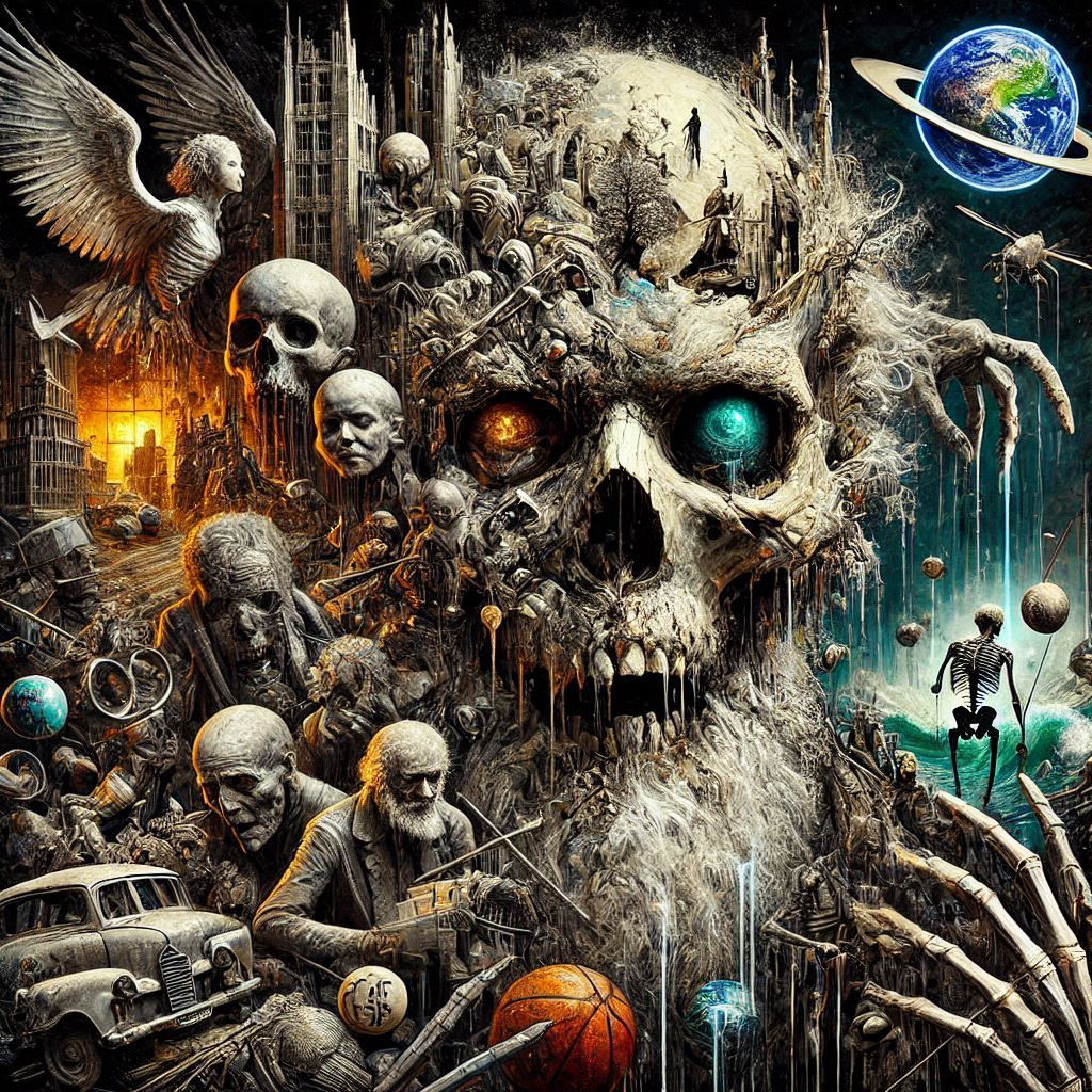 It is a world completely rotten with wealth, power, senility, indifference, puritanism and mental hygiene, poverty and w...