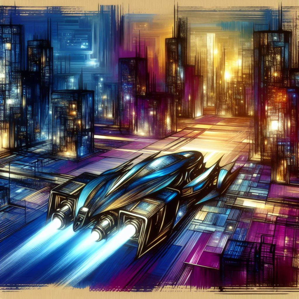 mysterious night in Utopia  by @Kal Luir