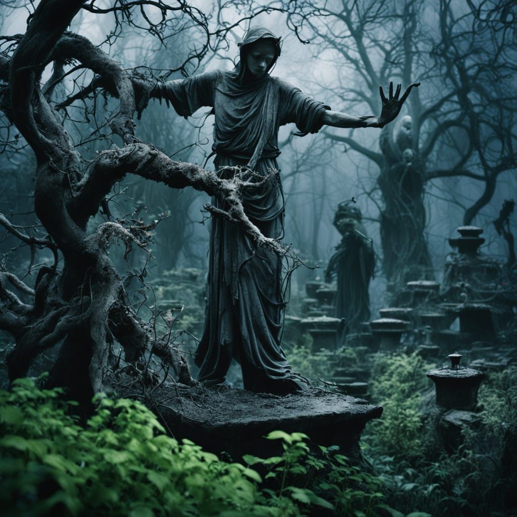 Haunted Garden  by @Ned Carlyle