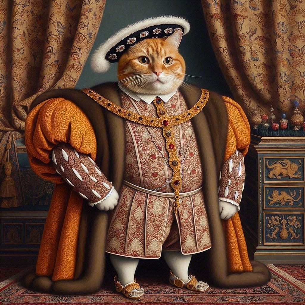 Portrait of King Tabby VIII