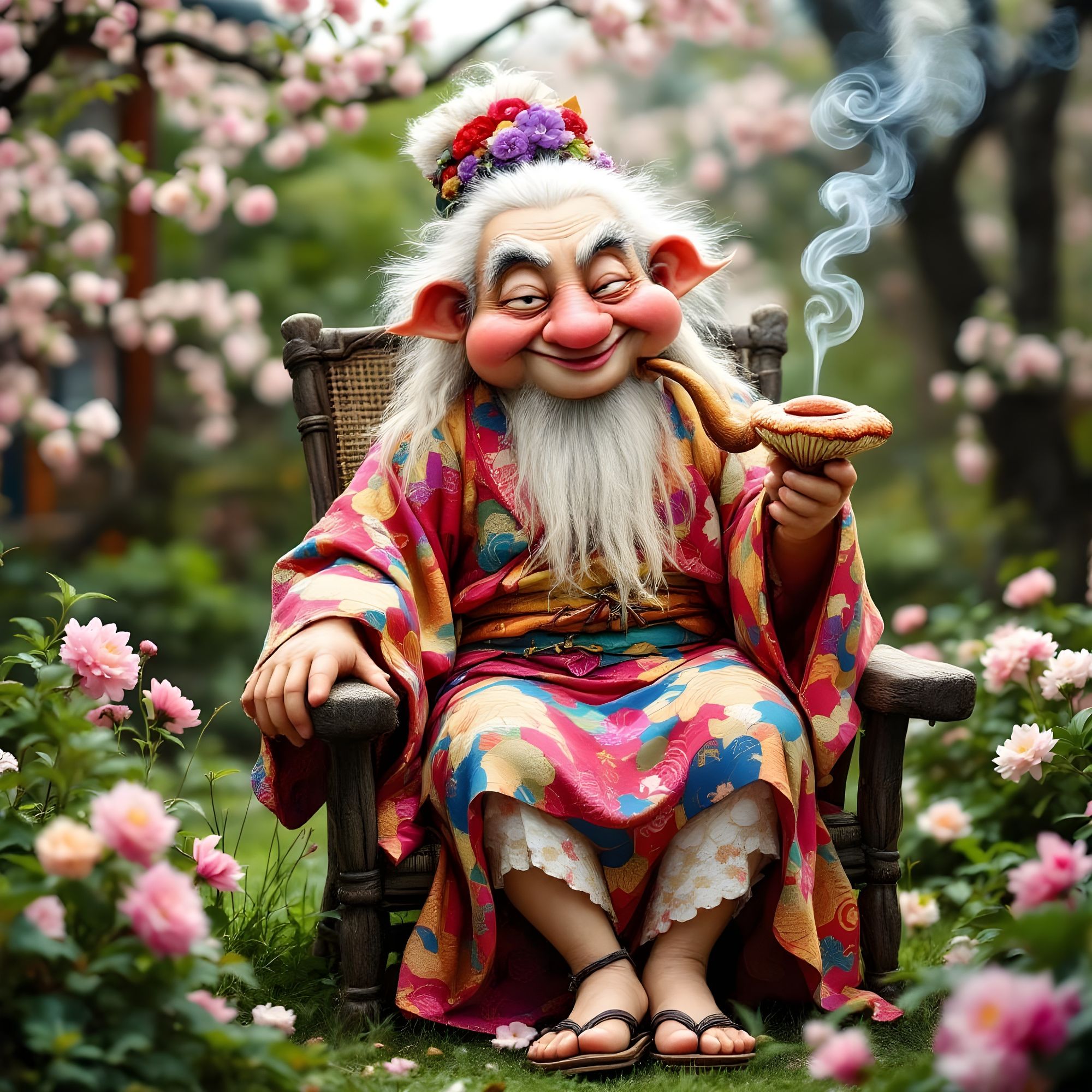 Old Bearded Geisha 1
