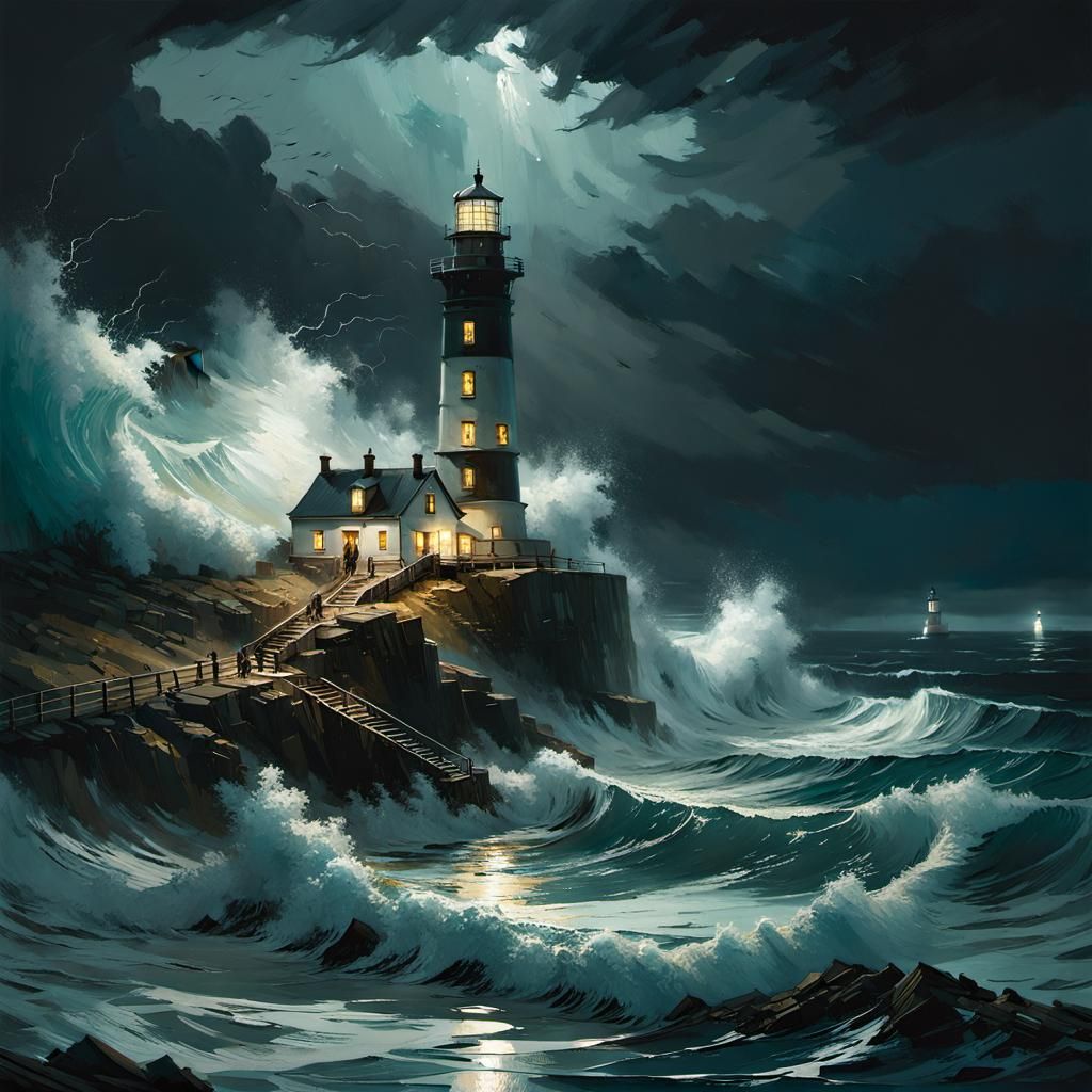 Breton Lighthouse  by @Babster