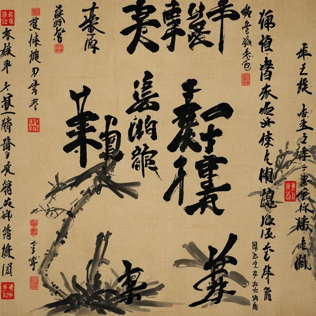 Indigenous Festival With Waterfall in Anime Style