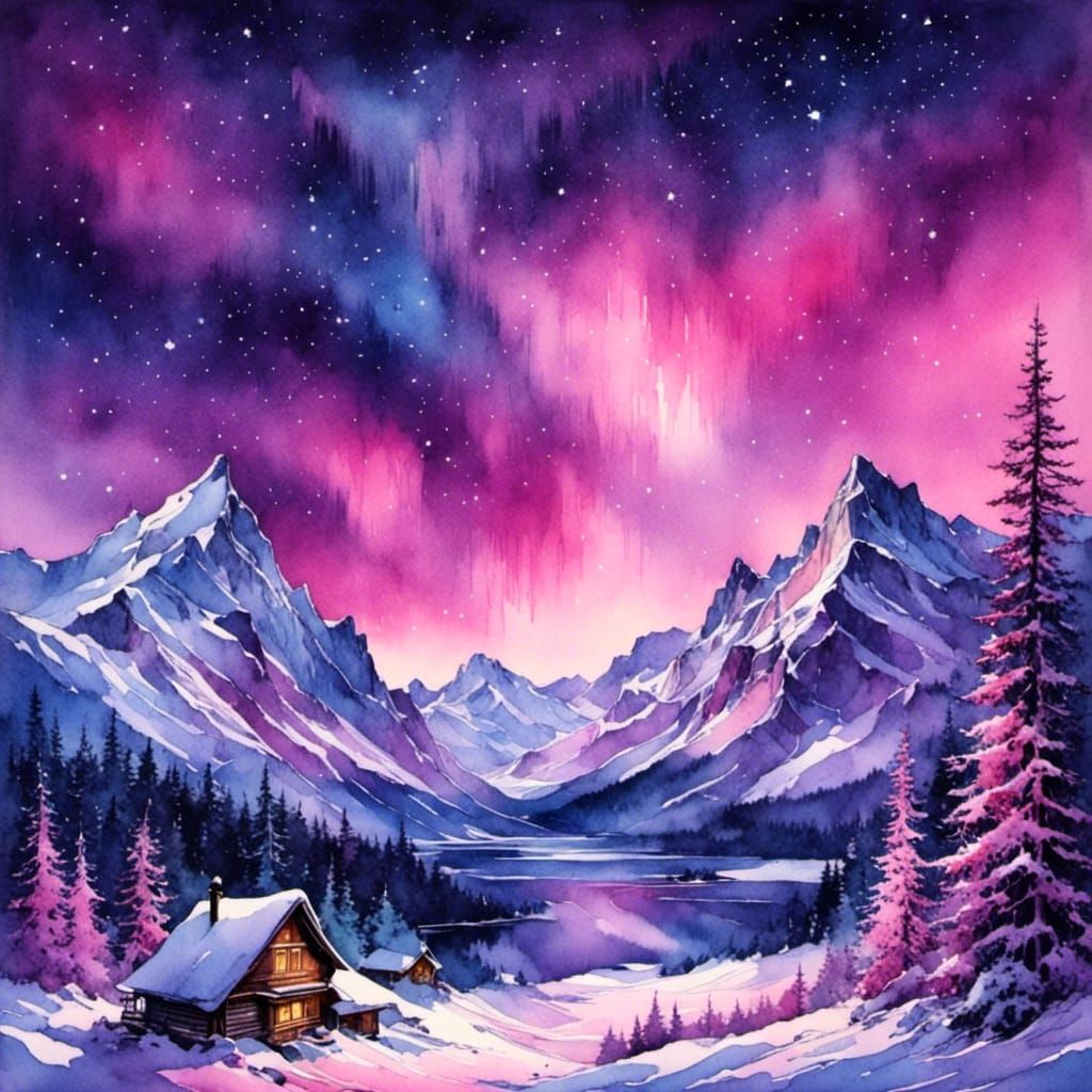 Northern lights  by @HC