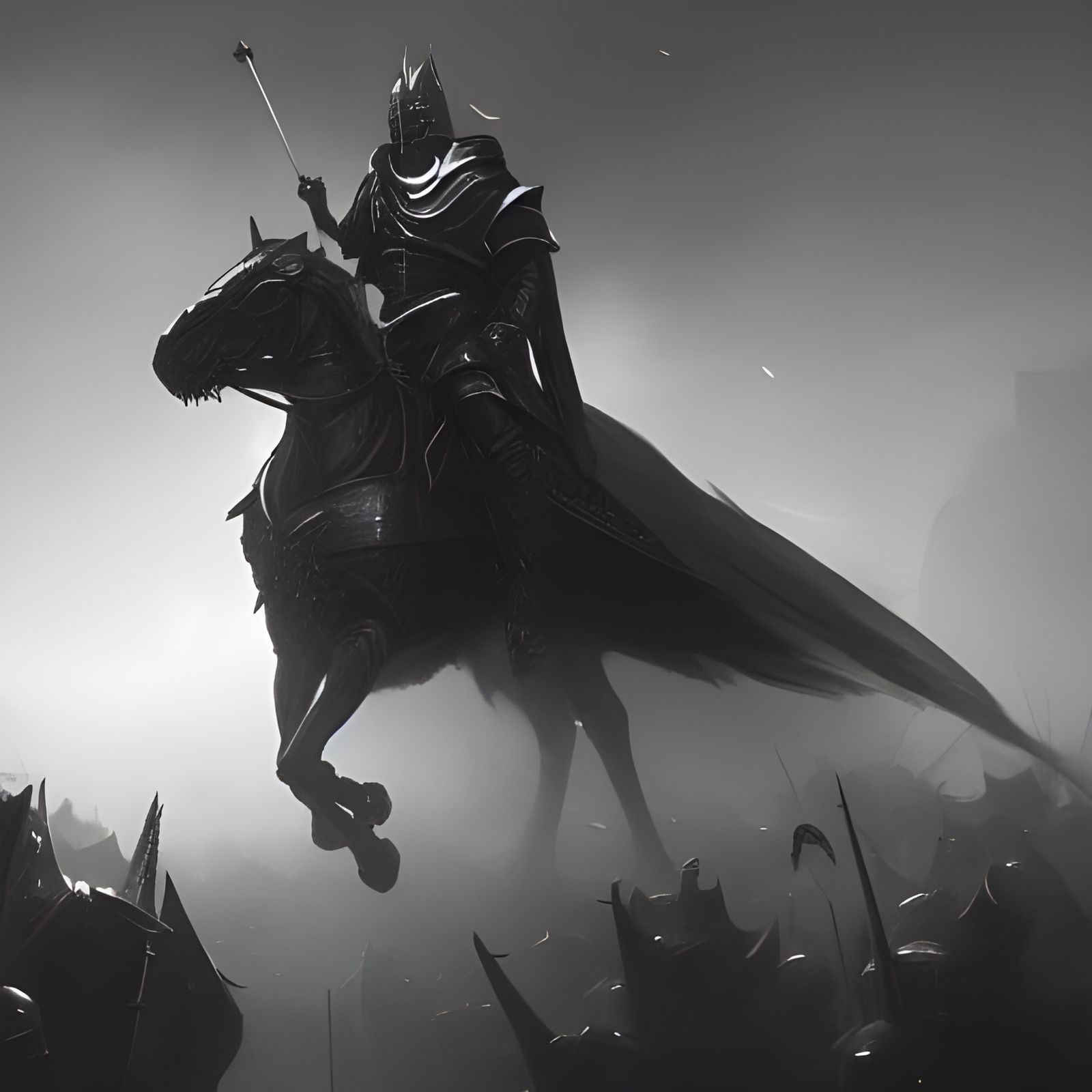 Black and White Knight undefined