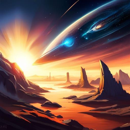 Alien Landscapes - AI Generated Artwork - NightCafe Creator