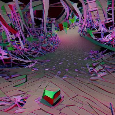 An overly done prompt that has just begun exploding 8K 3D