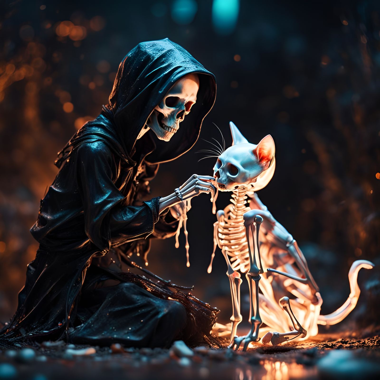 Friends for the rest of their deaths  by @Karlos Fandango