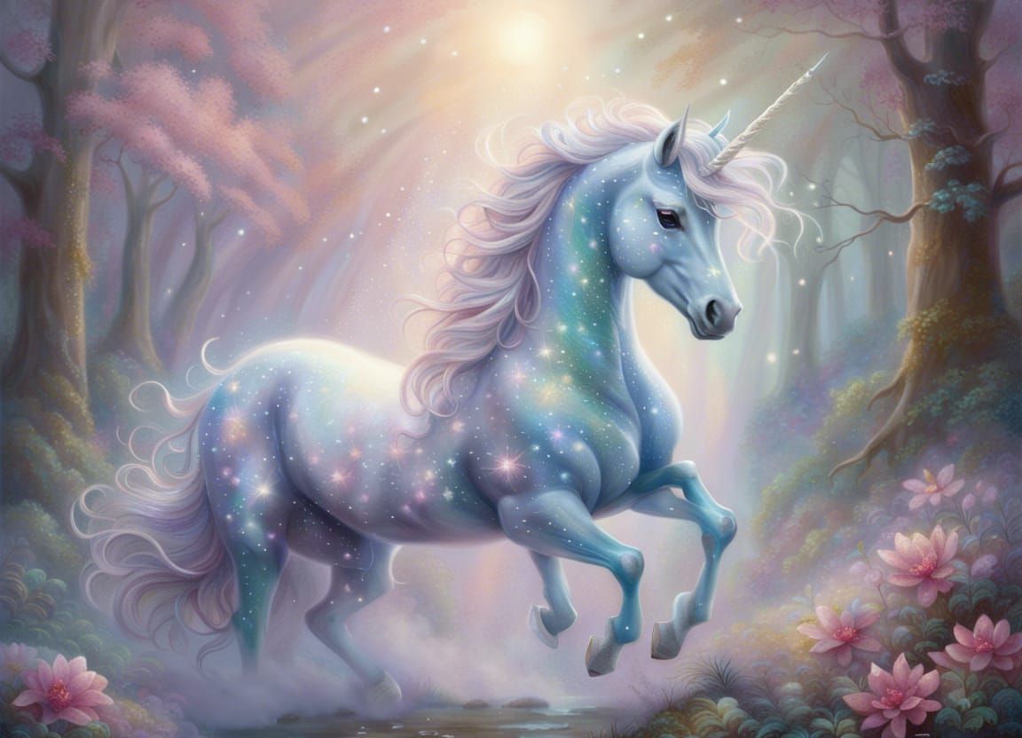 Super Sparkly glittery unicorn