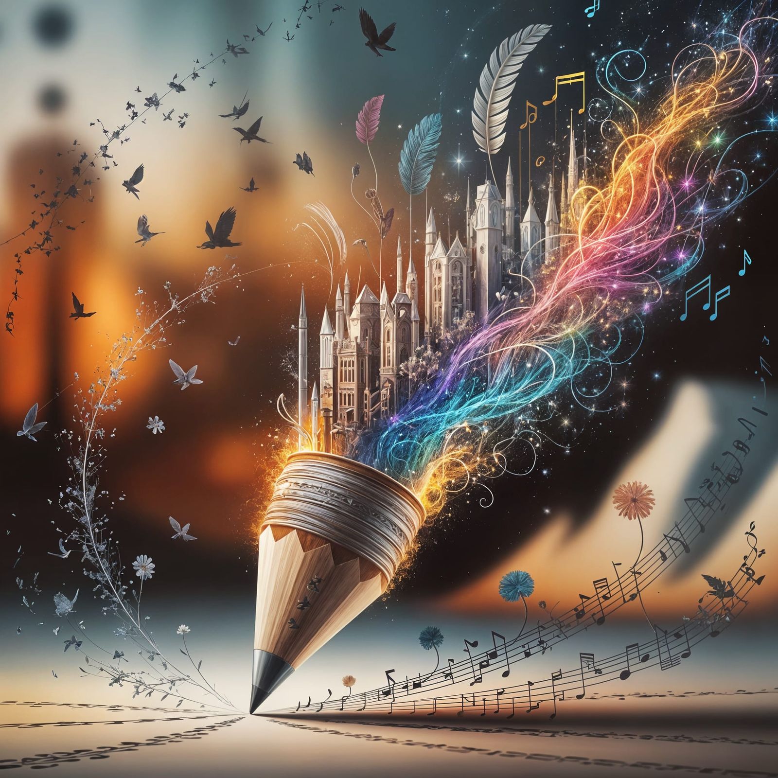 Creativity flows  by @Zombirb