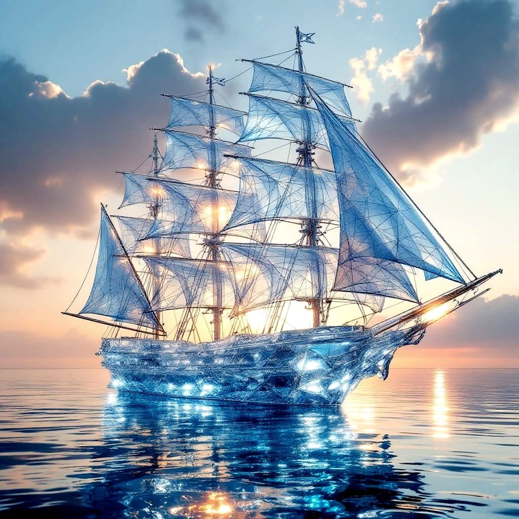 Fragile float   by @Miracidium