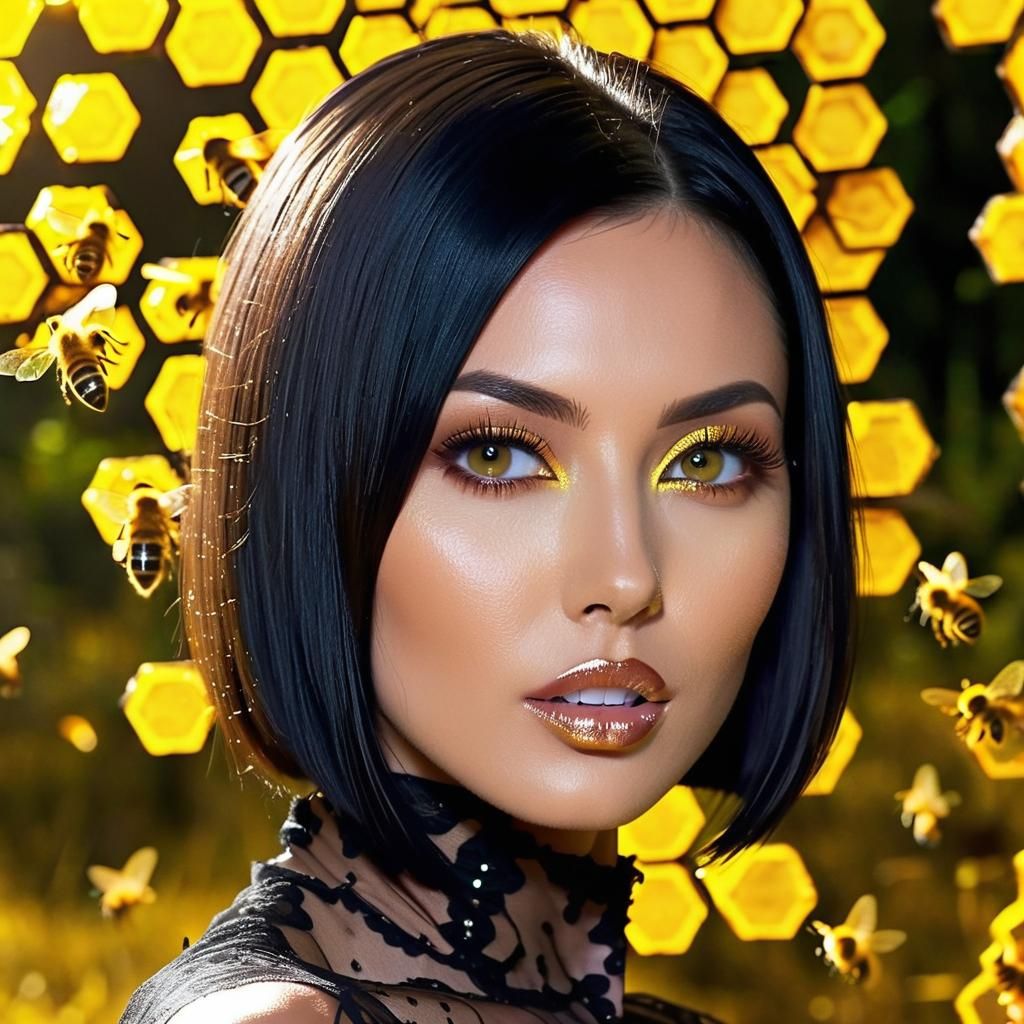 Bee Queen - AI Generated Artwork - NightCafe Creator