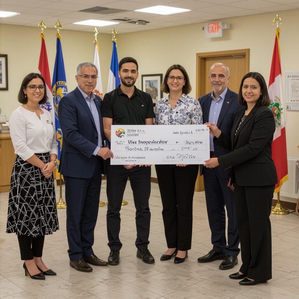 Child Rides Elephant in Post-Impressionist Style