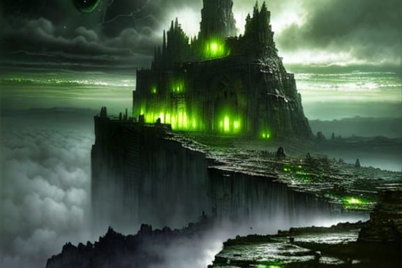 NotNightCafe. Evil castle - AI Generated Artwork - NightCafe Creator