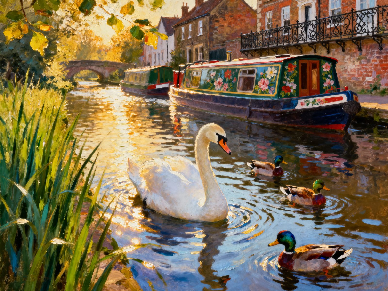 A Canal Life  by @NightCafe XXI